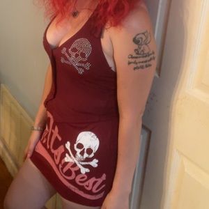 Cute crop top and skirt